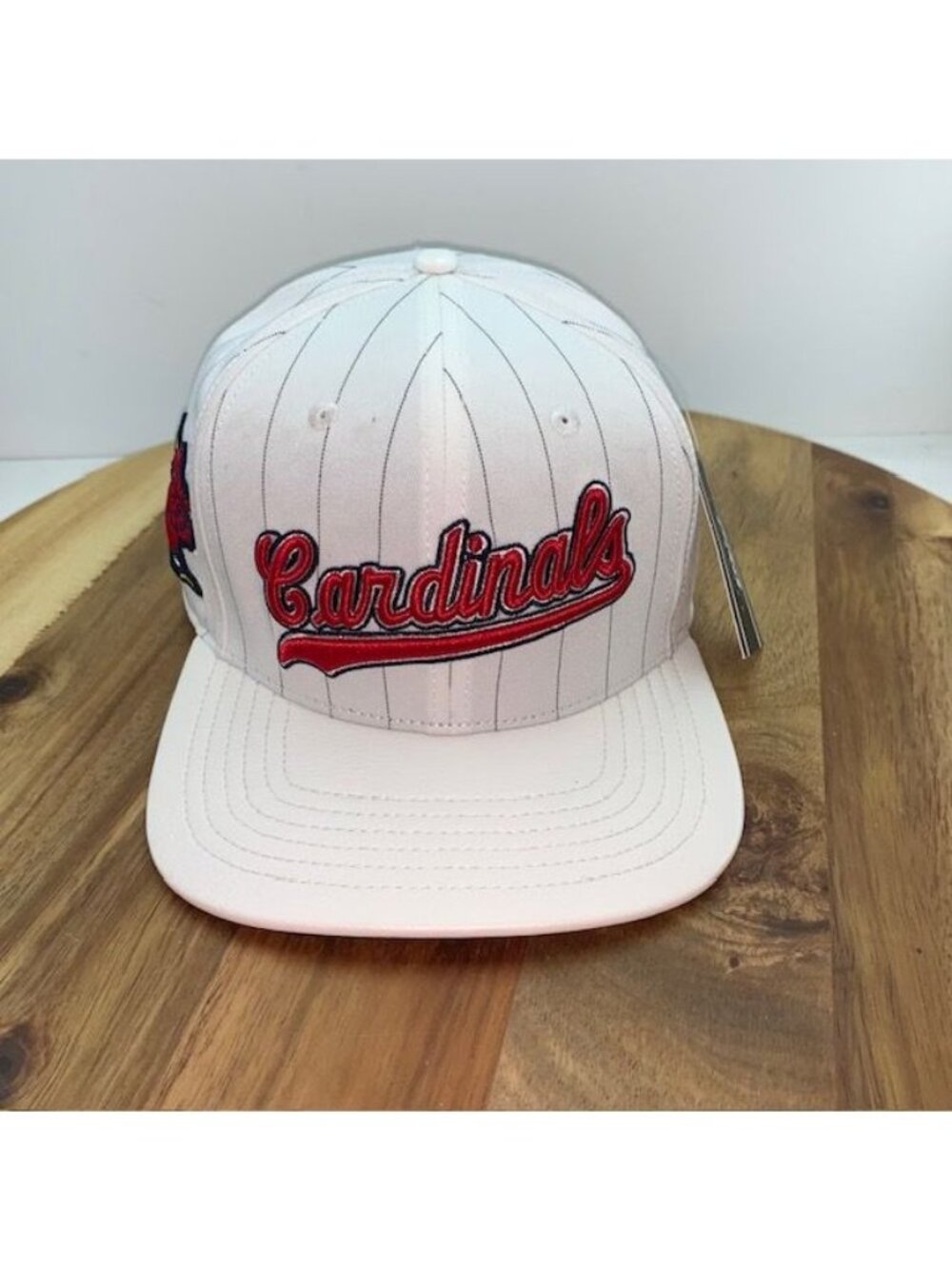 ST Louis Cardinals Pro Standard White Strapback Wool Blend Hat NWT